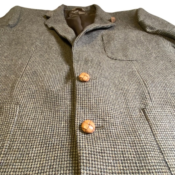 Hunt Valley Grey Black Patterned Sports Coat, 44L - Picture 7 of 13